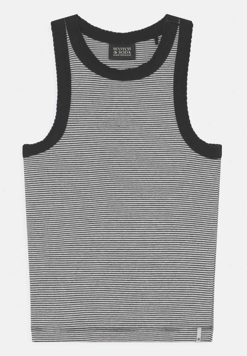 Scotch & Soda FITTED RACER-BACK - Top - black/white