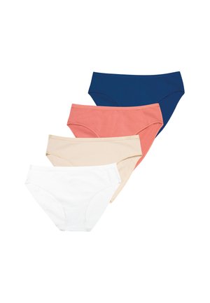 Athena LOT DE 4   - Slip - blanc skin corail bleu