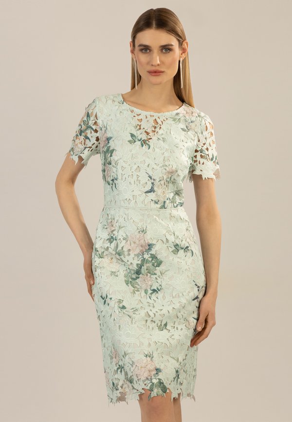 BEDRUCKTES - Cocktailkleid/festliches Kleid - jade multicolor