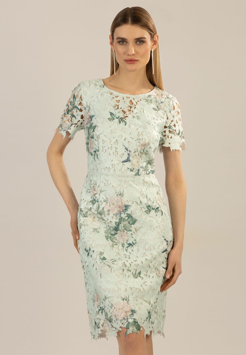 Apart - BEDRUCKTES - Cocktail dress / Party dress - jade multicolor, Enlarge