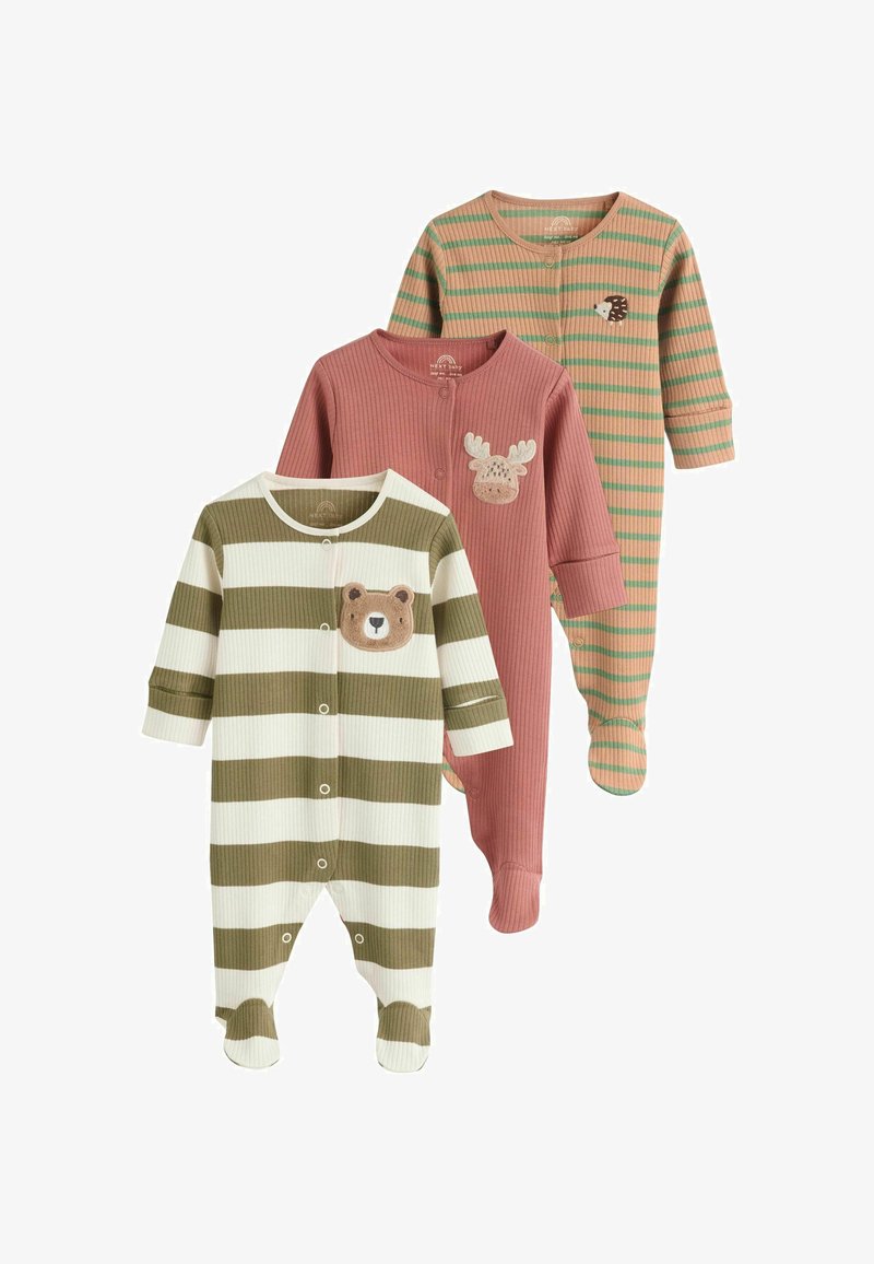 Next BEAR 3 PACK - Pijama de bebé - brown khaki