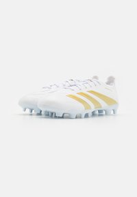adidas Performance PREDATOR LEAGUE MULTI-GROUND - Kopačky na pevný povrch - footwear white/gold metallic