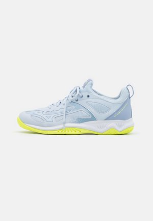GHOST SHADOW - Scarpe da pallamano - heather/troposphere/neo lime