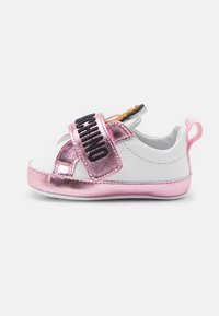 MOSCHINO UNISEX - První boty - white/pink/black