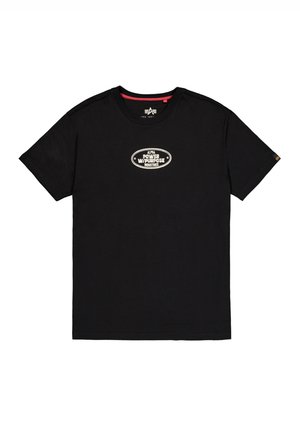 Alpha Industries, ALPHA INDUSTRIES MEN - T-SHIRTS NOSEART BACKPRINT T-SHIRT - T-Shirt print - black