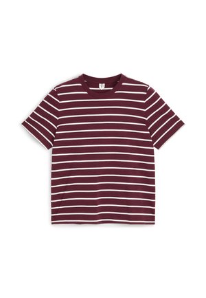 ARKET, T-shirt imprimé - burgundy white