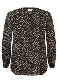 KCJALU - Blouse - black brown graphic dots