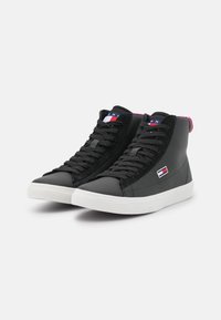 Tommy Jeans Höga sneakers - black