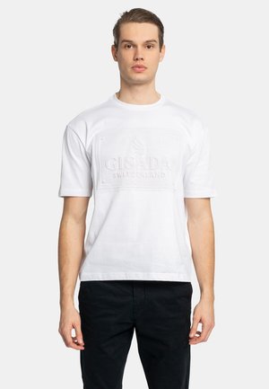Gisada, T-shirt con stampa - white