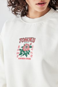 BDG Urban Outfitters TOHOKU ROSE  - Φούτερ - ecru