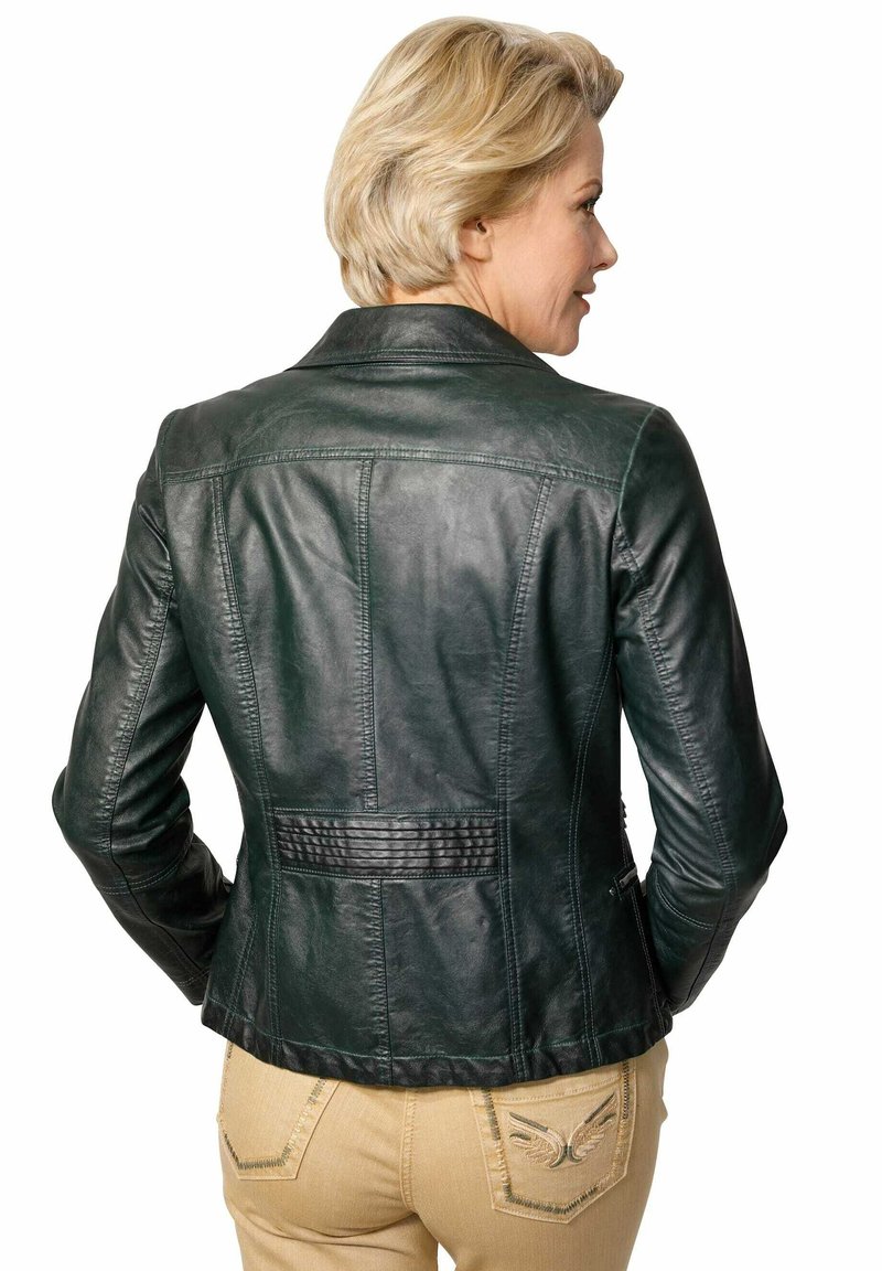 Damen Leichte Jacken | MONA Kunstlederjacke tannengrün/grün - UA11958 Damen Leichte Jacken | MONA Kunstlederjacke tannengrün/grün - UA11958