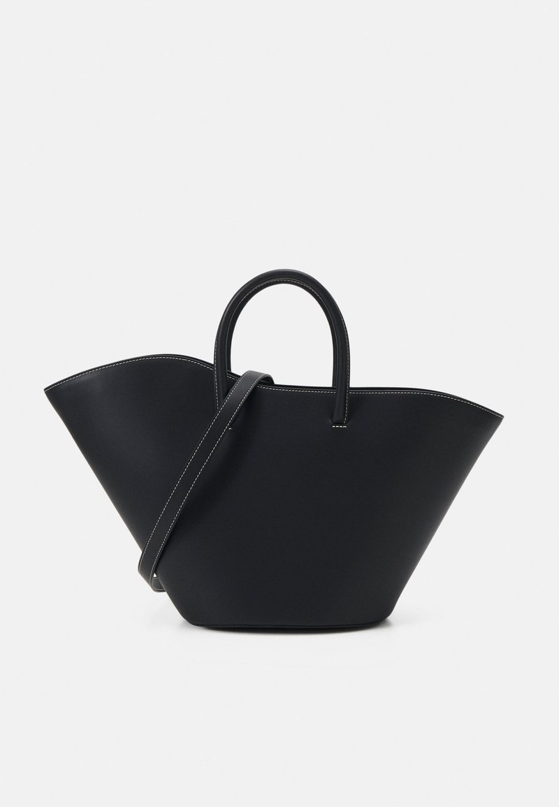 Liffner OPEN TULIP TOTE MEDIUM - Borsa a mano - black