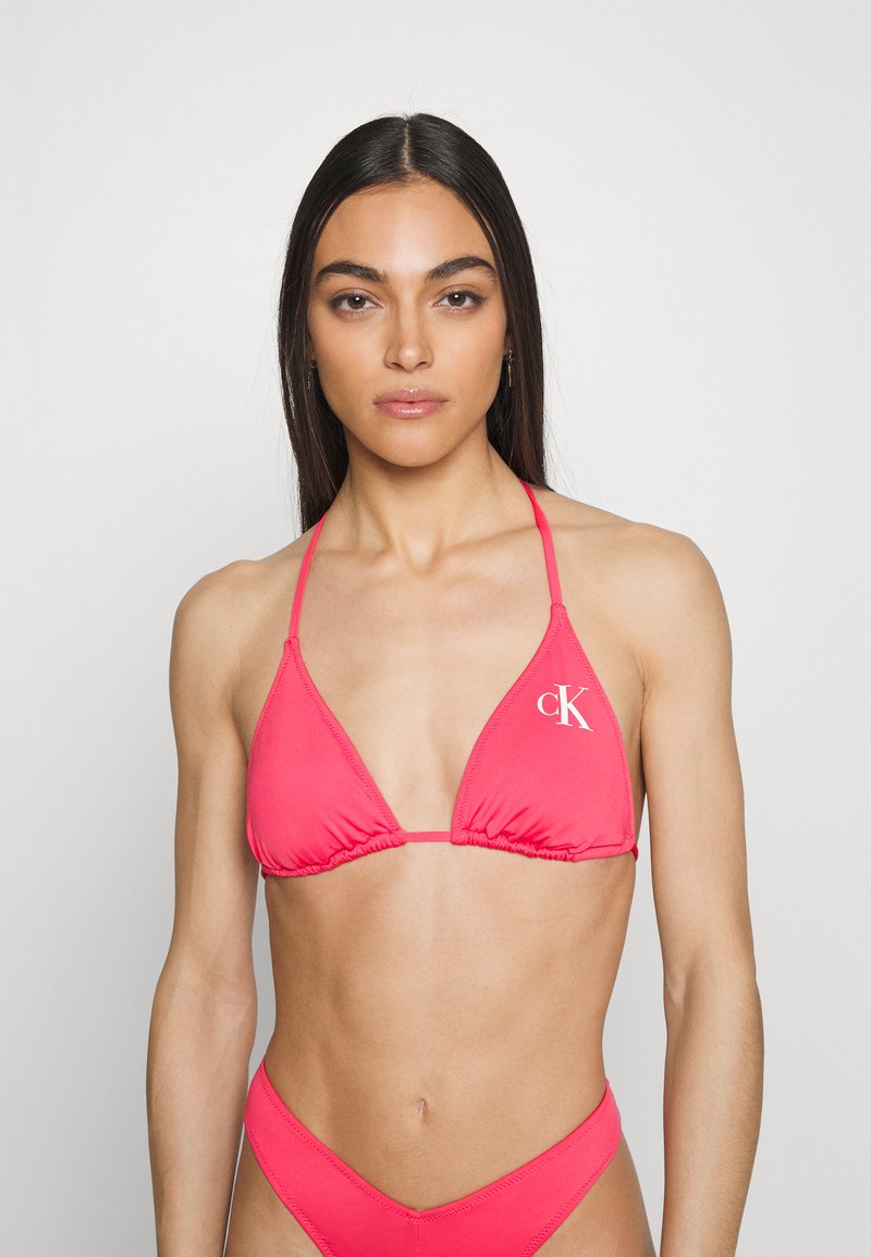 Calvin Klein Swimwear TRIANGLE Top de bikini pink flash/rosa