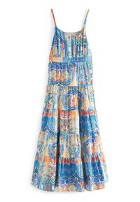 14+ Blue Tiered Maxi Dress