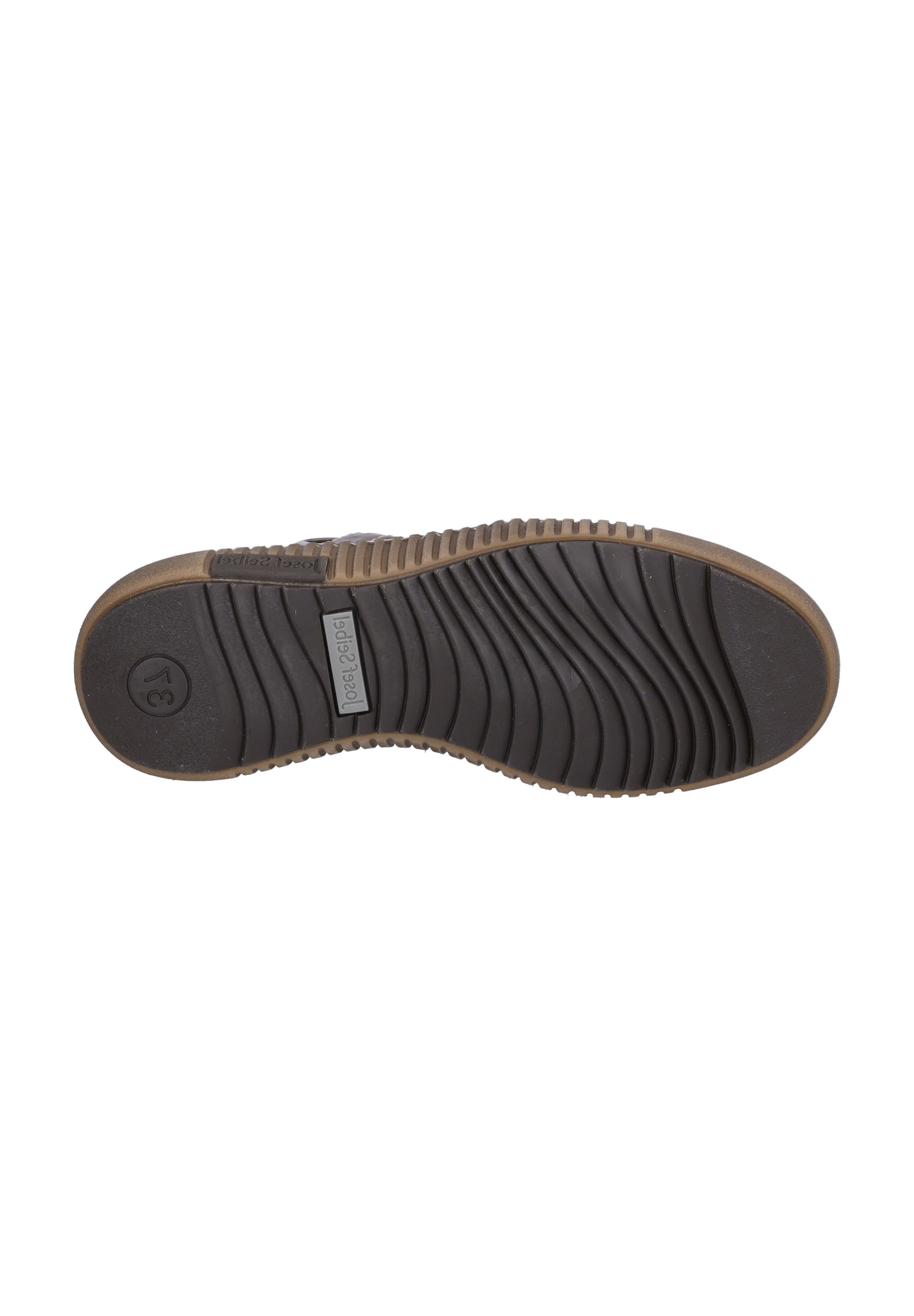 Sabot Femme Josef Seibel St.Tropez 68 - Cuir Et Textile, Talon Bloc 5,5 Cm - Beige - Confort Et Style Estival