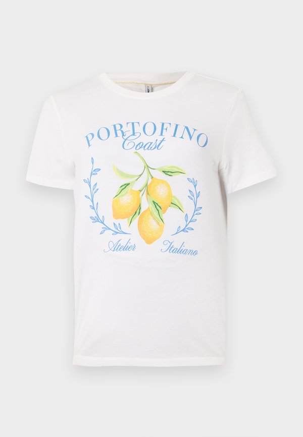 ONLATHENA LIFE  - Print T-shirt - cloud dancer2