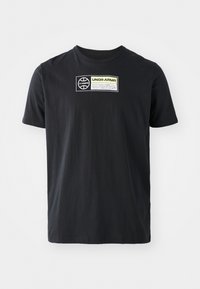 HOOPS - Print T-shirt - black/sonic yellow