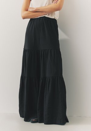 Next REGULAR FIT -TIERED - Maxinederdele - black