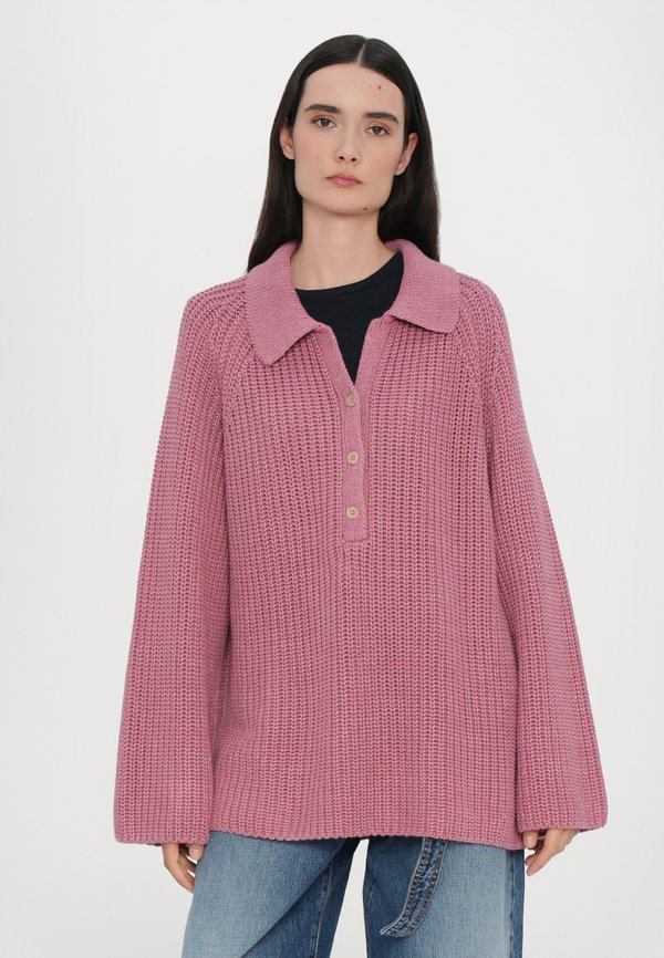 MAGDA SWEATER - Polo shirt - valentine