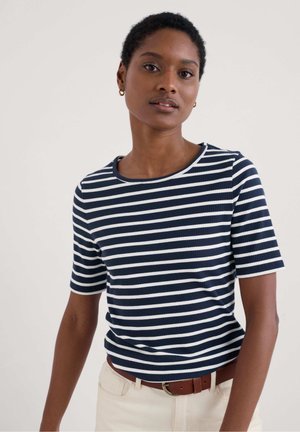 Seasalt Cornwall GORSE LANE - Basic T-shirt - breton maritime chalk - breton maritime chalk