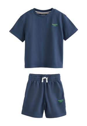 Superdry & Co REGULAR FIT - TOP AND T-SHIRT SET  . - Dresside alumine osa - navy