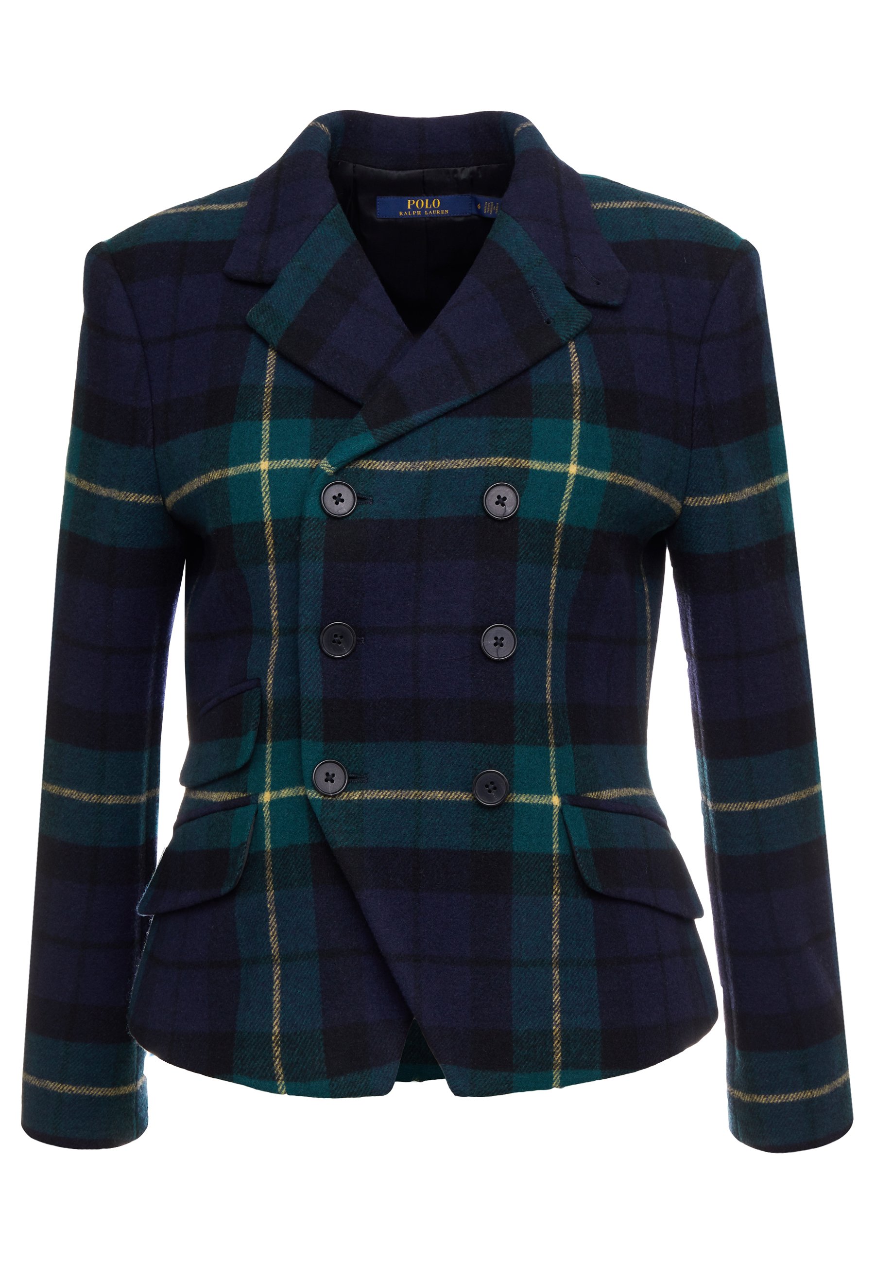 ralph lauren tartan blazer