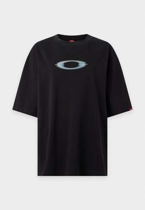 Oakley, FRONT - Тениска с щампа - pitch black