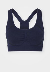 Não selecionado, navy melange