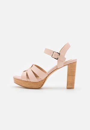 Sandalen met hoge hak - pink