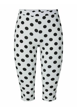 Pieces, CAPRIS PCALLI MW DOT - Κολάν - Παντελόνια - bright white
