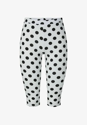 Pieces, CAPRIS PCALLI MW DOT - Legging (type pantalon) - bright white