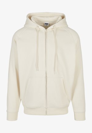 Urban Classics ZIP HOODY - Lukuga pusa - whitesand