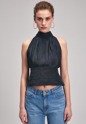 SLEEVELESS - Linne - navy blue