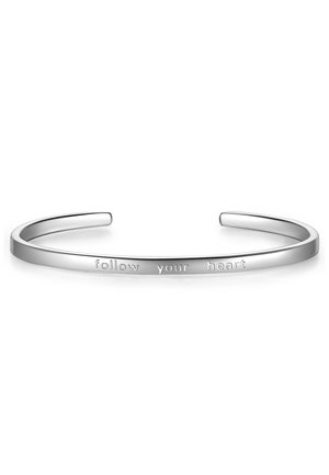 FOLLOW YOUR HEART - Bracelet - silberfarben
