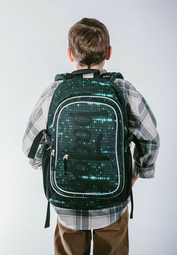 3 SET – Schulranzen Set – schwarz