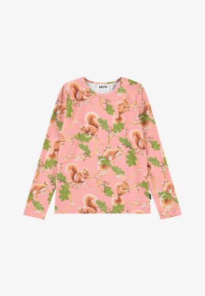 Molo LONG SLEEVES - Maglietta a manica lunga - rose/green