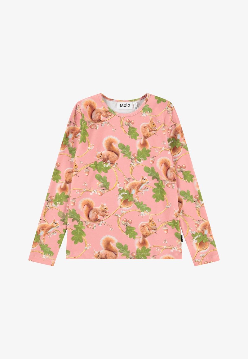 Molo LONG SLEEVES - Hosszú ujjú felső - rose/green