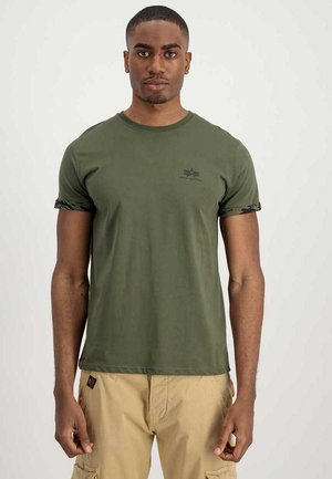 Basic T-shirt - bushstroke green