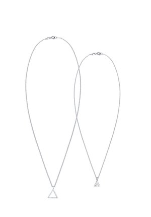 Elli 2PACK - TRIANGEL - Ketting - silber