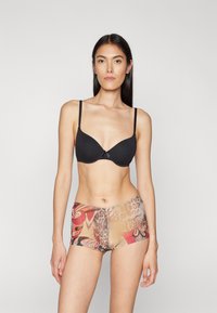 Jaded London MICRO HOT PANT SHORTS LEOPARD - Paplūdimio reikmuo - multicolor