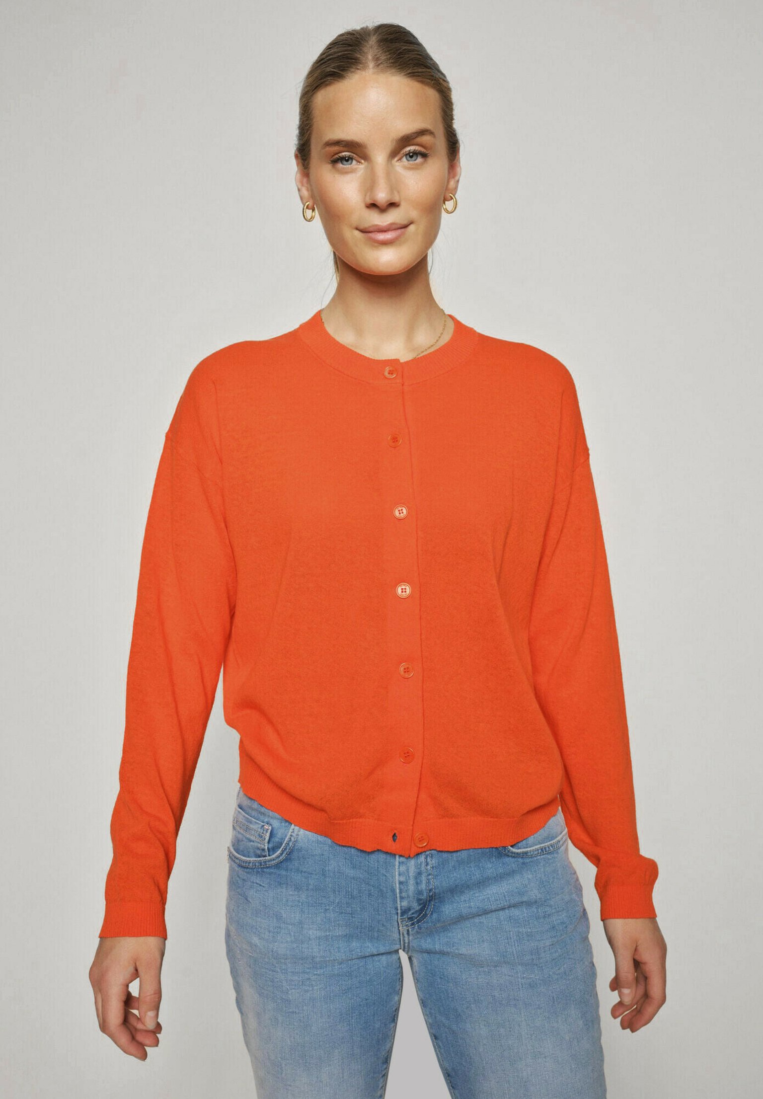 Mos Mosh ALYCE - Strickjacke - firecracker/orange - Zalando.de 