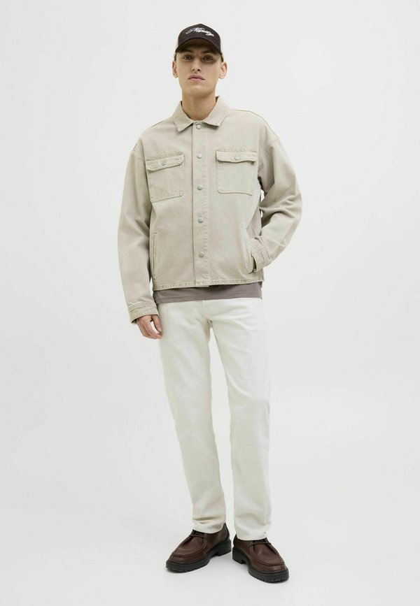 Jeans Tapered Fit - ecru3