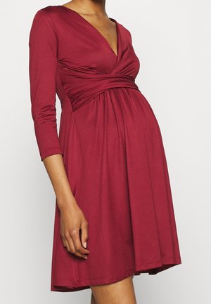 Jersey dress - dark red