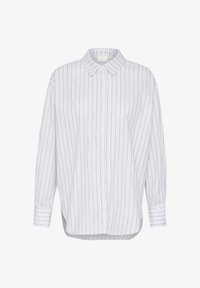 Ausgewählt, white blue black stripe