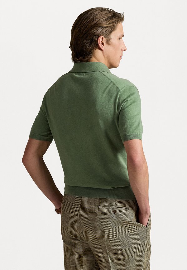 COTTON POLO COLLAR JUMPER - Polo shirt - fatigue3