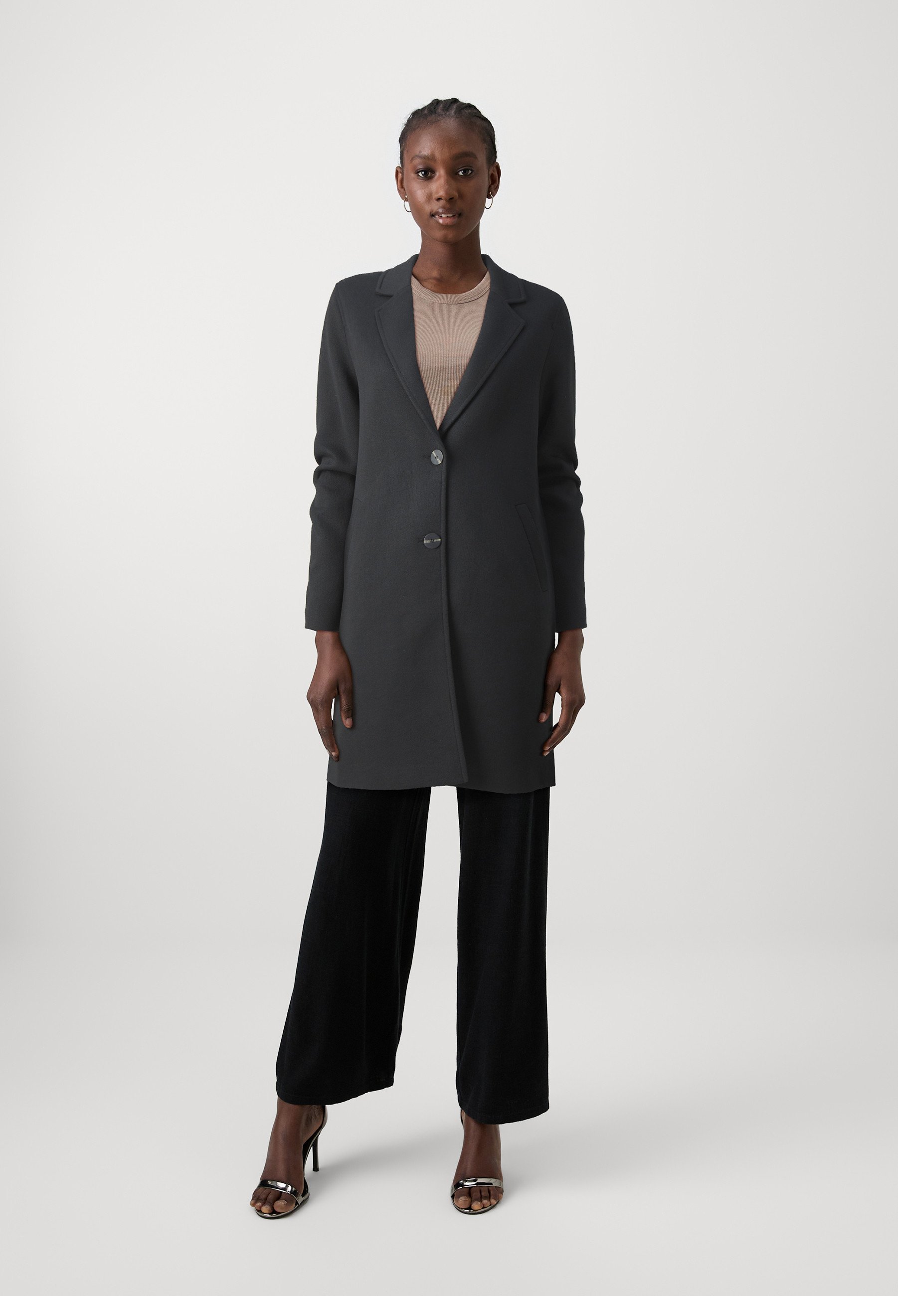 ONLY ONLSEDONA LIFE CARRIE - Halflange jas - light grey melange/grijs