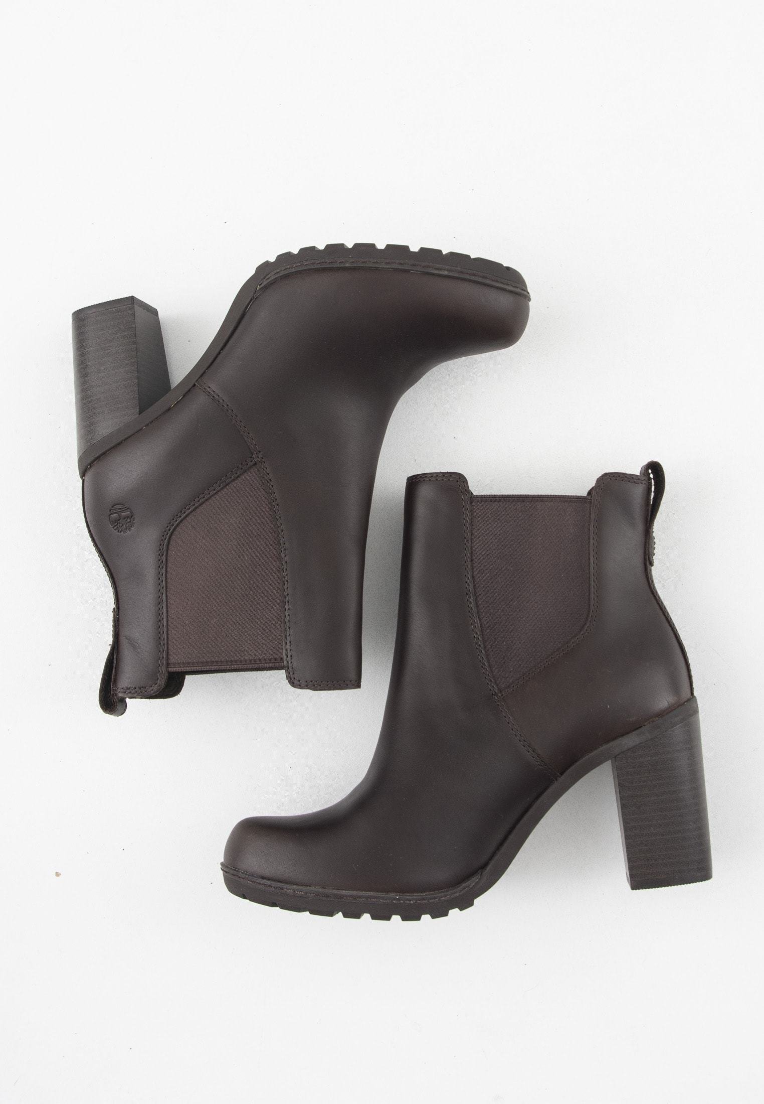 Timberland Enkellaarsjes met hoge hak - brown/bruin - (Pre-owned) -  Zalando.nl timberland enkellaarsjes