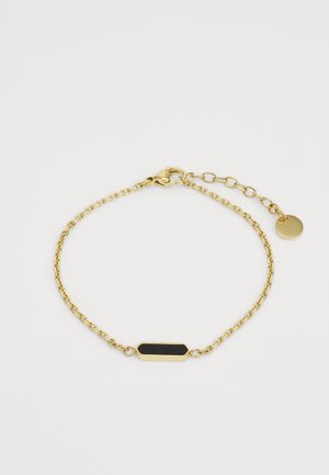 BRACELET - Armband - gold-coloured/black