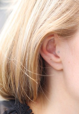 Earrings - silver-coloured