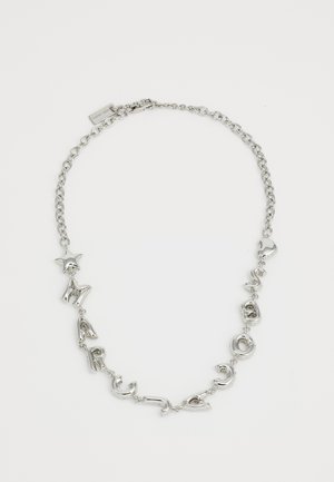 BALLOON NECKLACE - Halskette - light antique silver-coloured